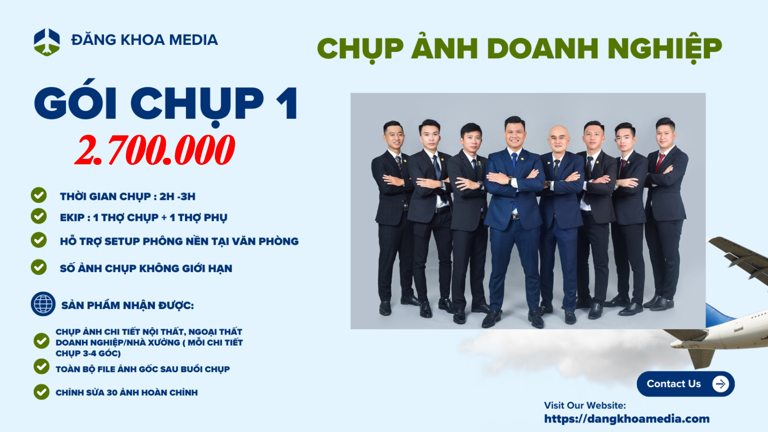 bảng giá chụp ảnh doanh nghiệp tphcm
