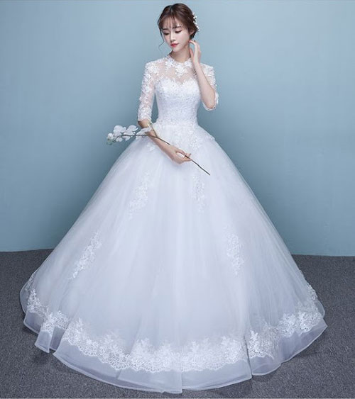 Chiếc váy cưới công chúa Lọ Lem được hoàn thành trong 380 giờ