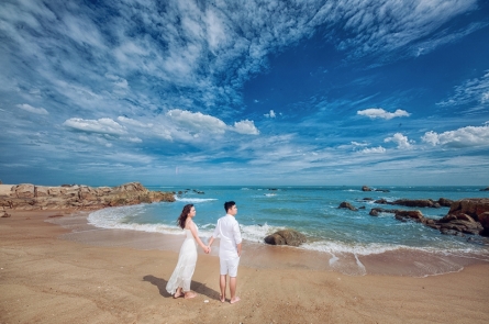 Ảnh cưới đẹp ngoại cảnh Hồ Cốc